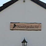 Naambord : Nooitgedacht...